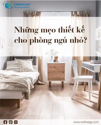 Poster Mẹo Thiết Kế Cho Phòng Ngủ Nhỏ